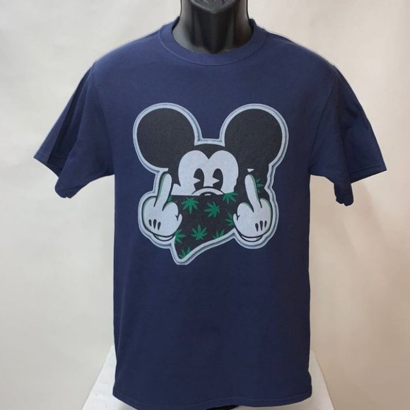 Mickey Mouse F*ck You Graphic t-shirt - Small - 6X - Picture 1 of 3